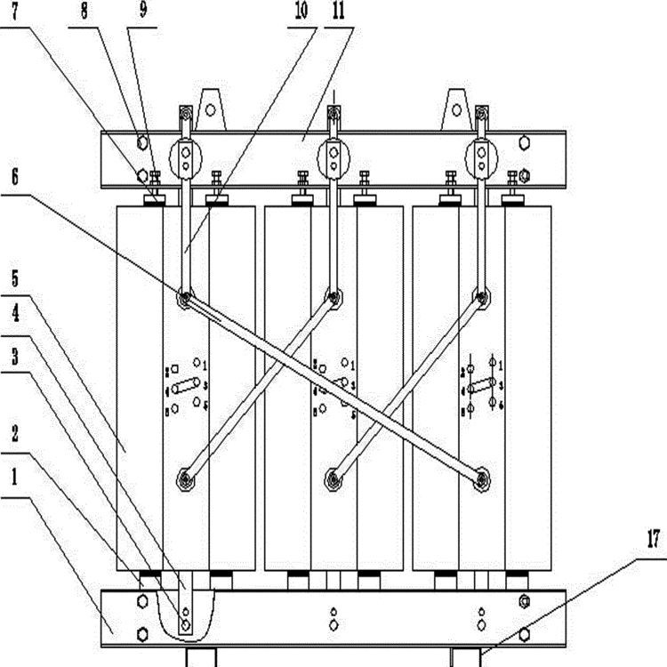 Dry Type Epoxy Resin Cast Transformer Structure
