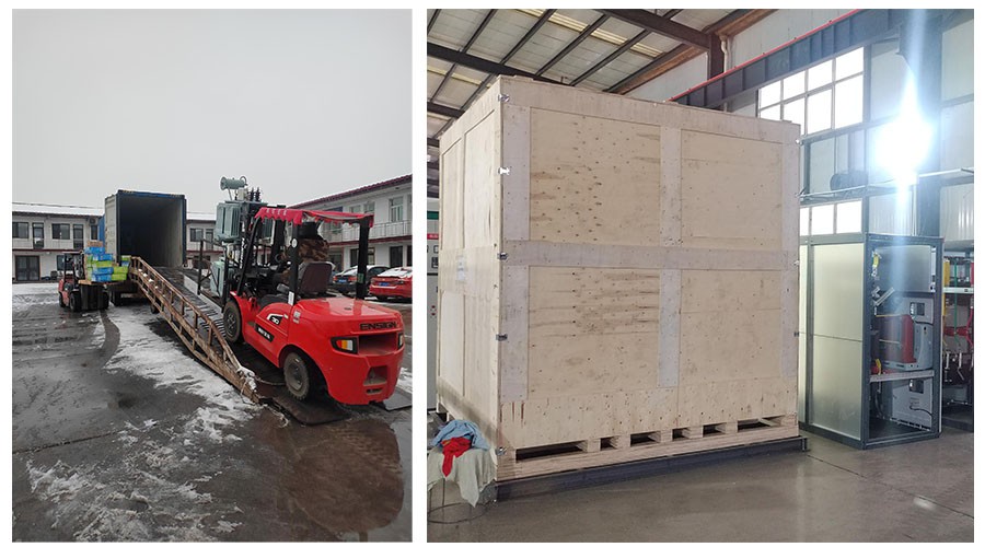 250 KVA Dry Type Transformer packaging and shipping